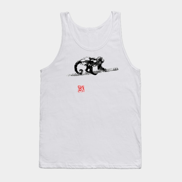 monkey on the rope Tank Top by pechane